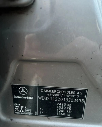 Mercedes-Benz Klasa E cena 21000 przebieg: 361000, rok produkcji 2007 z Lublin małe 232